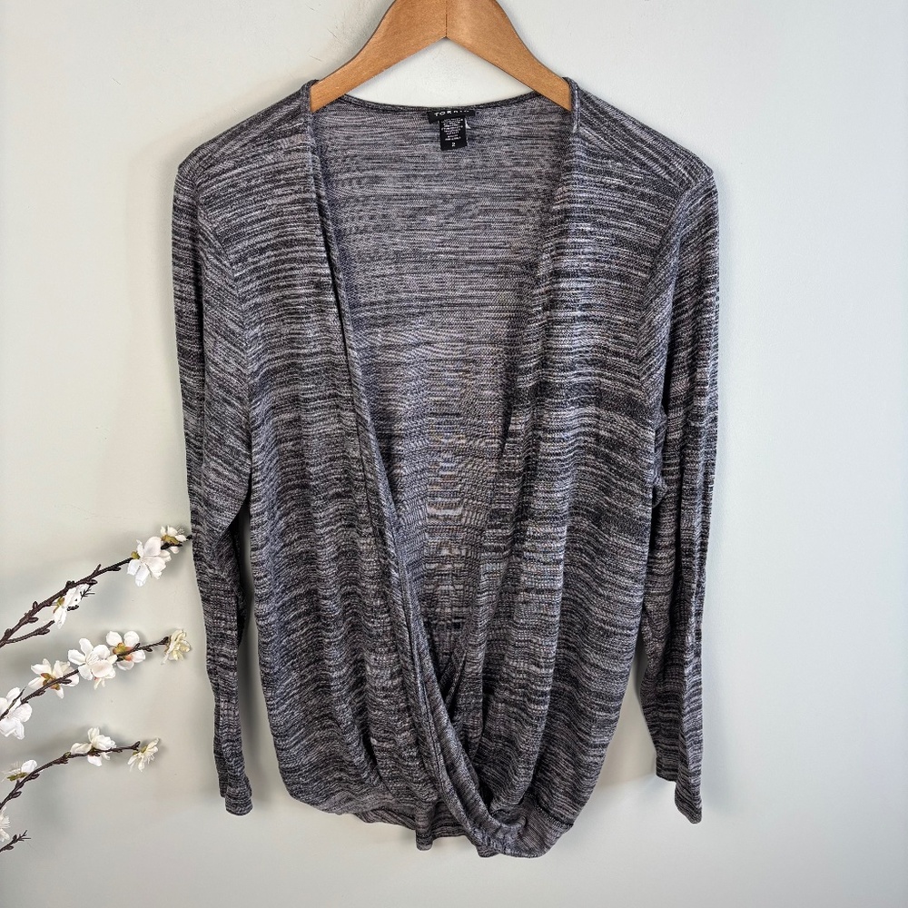 Torrid Surplice Crossover Top Size 2X